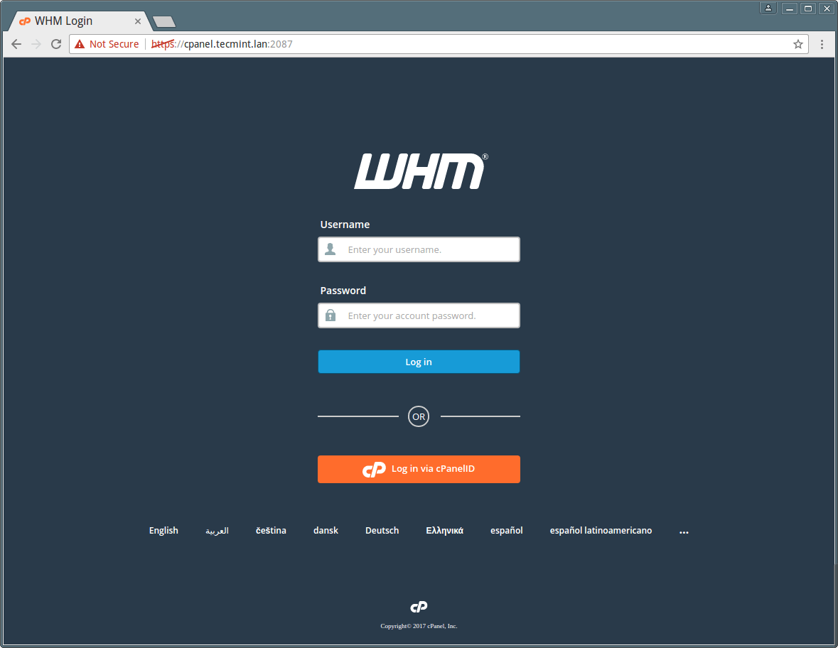 vps cpanel whm